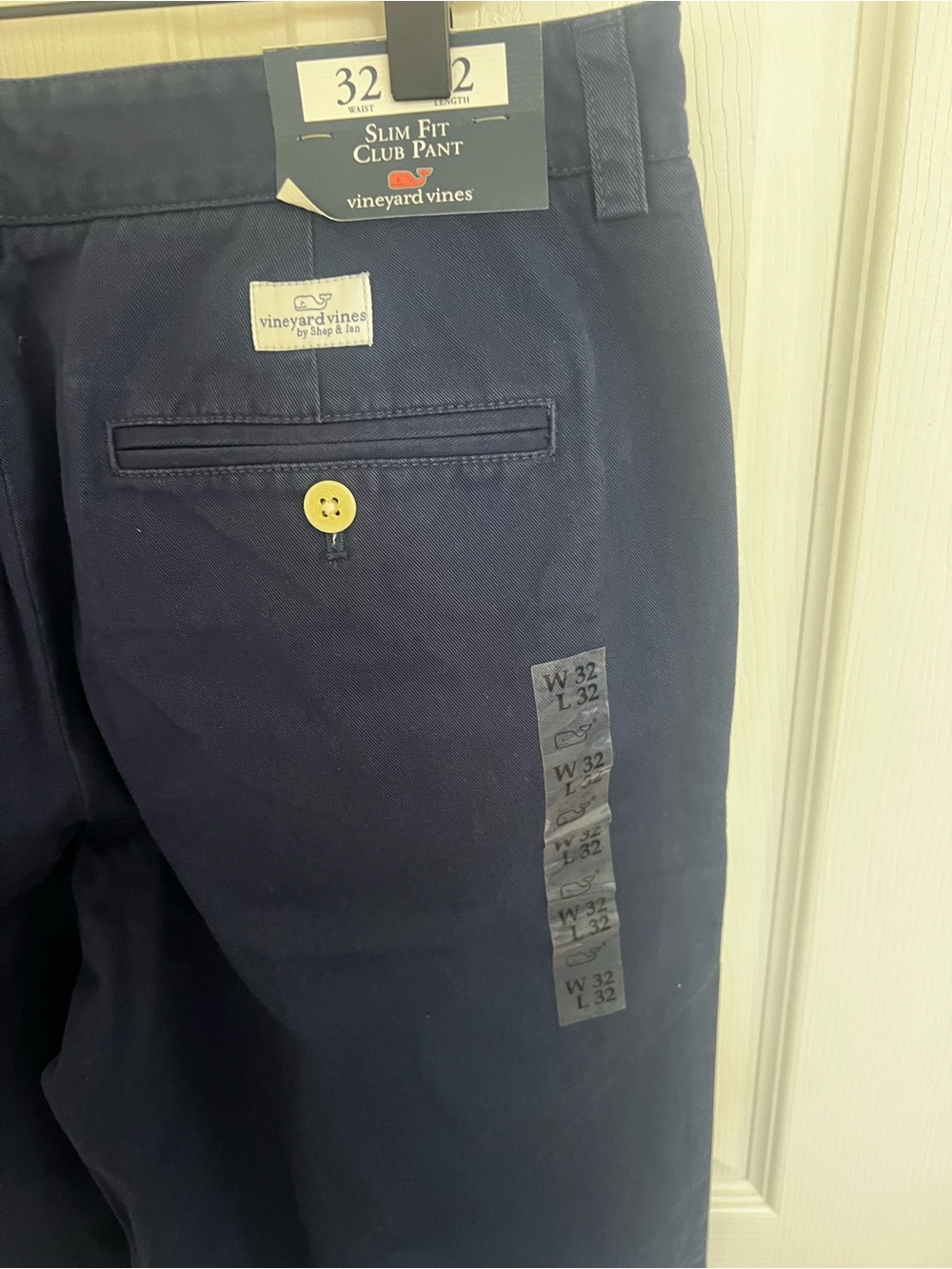 Vineyard Vines Navy Straight-Leg Chinos - Picture 6 of 8
